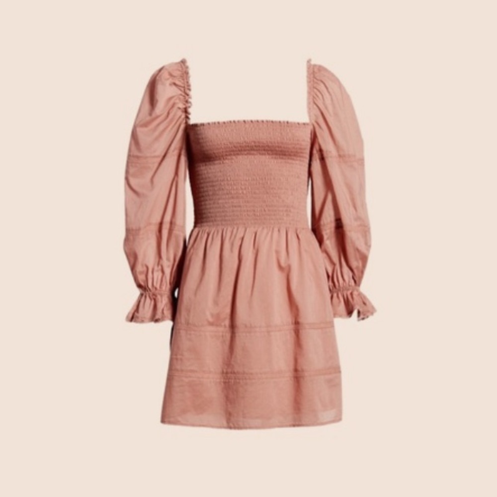 Reformation Praline Dunes Mini Dress